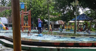 Waterboom Hijau (agrowisata Mbesaran Hijau) Jatibarang, Kabupaten Brebes, Jawa Tengah